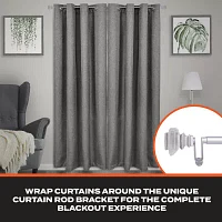 Sun Zero Faith 3/4 Adjustable Curtain Rod