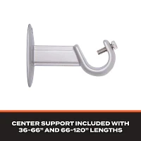 Sun Zero Faith 3/4 Adjustable Curtain Rod