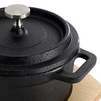 MegaChef Cast Iron 8-oz. Mini Dutch Oven