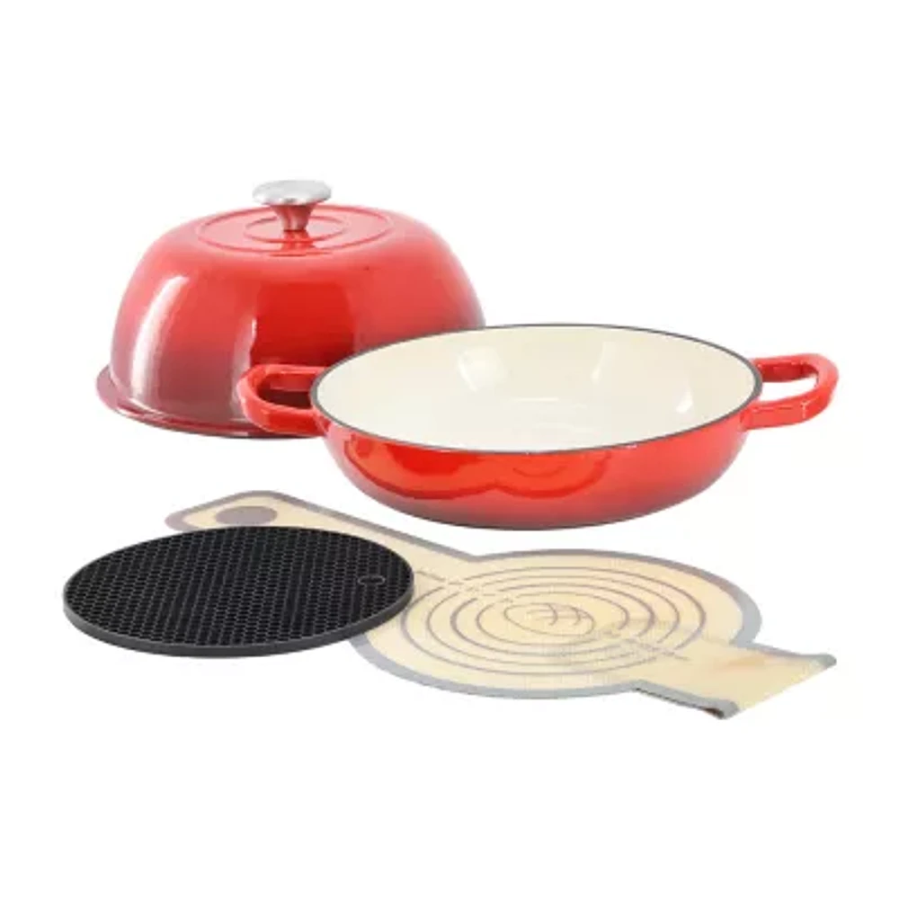 MegaChef Enameled Cast Iron 6-qt. Dutch Oven