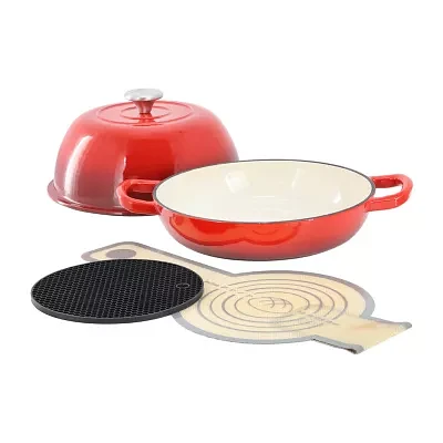MegaChef Enameled Cast Iron 6-qt. Dutch Oven