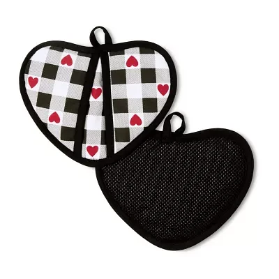 Martha Stewart Love Check 2-pc. Pot Holder Set