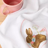Fiesta Easter Bunny 2-pc. Kitchen Towel Set