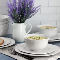 Elama Henryi 16 Piece -pc. Porcelain Dinnerware Set