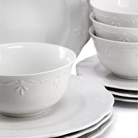 Elama Henryi 16 Piece -pc. Porcelain Dinnerware Set