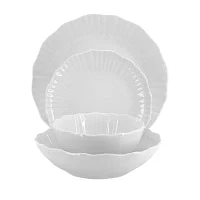 Elama Millie 16 Piece 16-pc. Porcelain Dinnerware Set