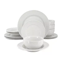 Elama Soyer 16 Piece 16-pc. Porcelain Dinnerware Set