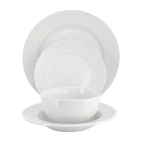 Elama Soyer 16 Piece 16-pc. Porcelain Dinnerware Set