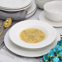 Elama Soyer 16 Piece 16-pc. Porcelain Dinnerware Set