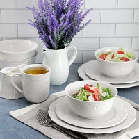 Elama Henryi 16 Piece 16-pc. Porcelain Dinnerware Set