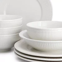 Elama Kate 16 Piece 16-pc. Porcelain Dinnerware Set