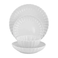 Elama Jane 16-pc. Porcelain Dinnerware Set