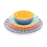 Elama Giovanna 16-pc. Porcelain Dinnerware Set
