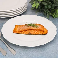 Elama Henryi 6 Piece 10.6 Inch 6-pc. Porcelain Dinner Plate