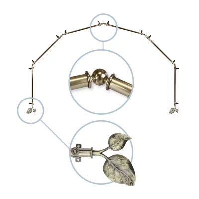 Rod Desyne Ivy 6 Sided Bay Window
