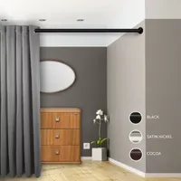 Rod Desyne Room Divider 1 1/2 Adjustable Curtain