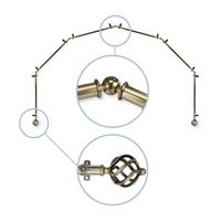 Rod Desyne Twist 6 Sided Bay Window