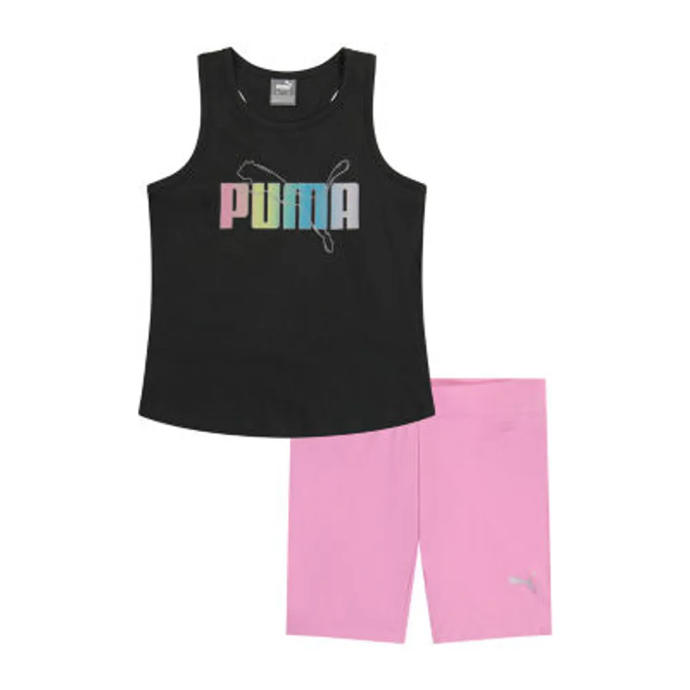 PUMA Little Girls 2-pc. Short Set