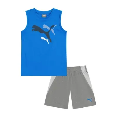 PUMA Little Boys 2-pc. Short Set