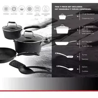 The Rock by Starfrit 7-pc. Cookware Set