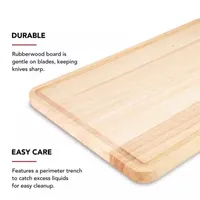 KitchenAid Rubberwood 12"x18" Cutting Board