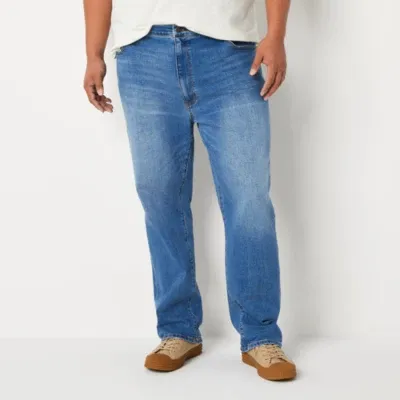 mutual weave Big and Tall Mens Straight Leg Jeans