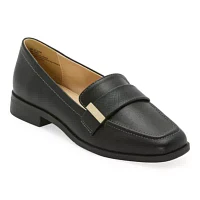 Liz Claiborne Womens June Square Toe Loafers