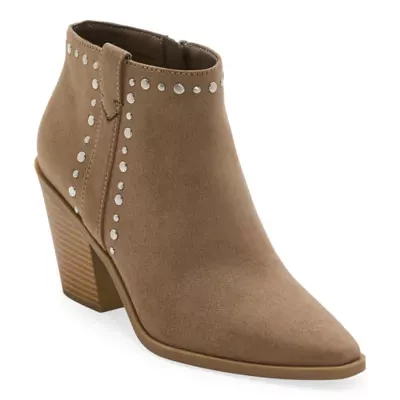 a.n.a Womens Darlin Stacked Heel Booties