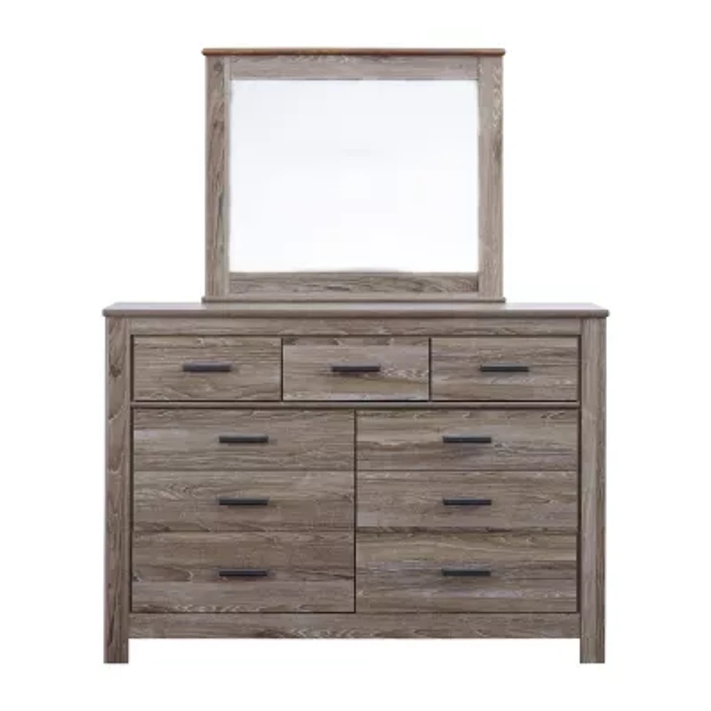 Signature Design by Ashley® Zelik Dresser with Mirror