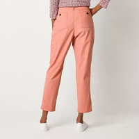 Liz Claiborne Mid Rise Cropped Pants