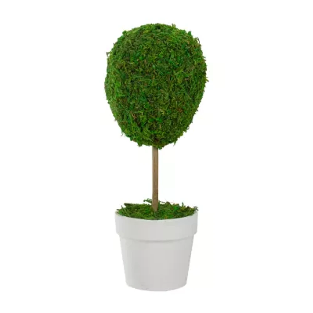 Northlight 14" Moss Ball Potted Tree Artificial Plant