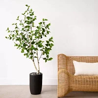 Nearly Natural 5' Birch With Real Touch Leaves Artificial Plant