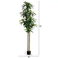 Nearly Natural 9' Dracaena With Real Touch Leaves Artificial Plant