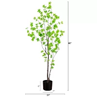 Nearly Natural 5' Minimalist Enkianthus Artificial Plant