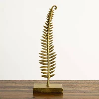 Nearly Natural 17" Gold Leaf Figurine