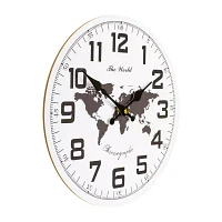 Northlight 12" Battery Operated Continent Wall Clock