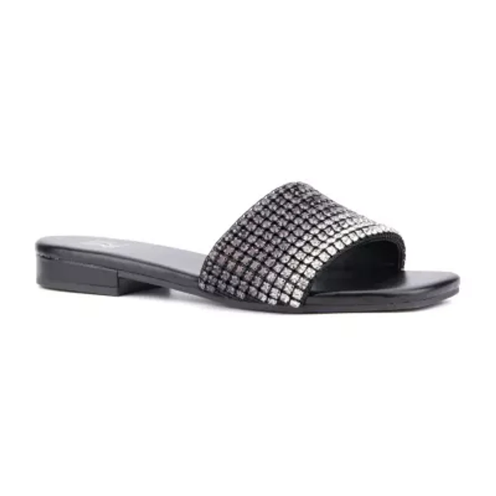 New York & Company Womens Gracie Flat Sandals