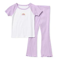 Okie Dokie Toddler & Little Girls 2-pc. Pant Set