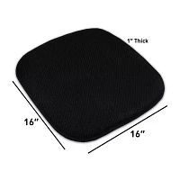 Sweet Home Collection Honeycomb Memory Foam Dining Cushions