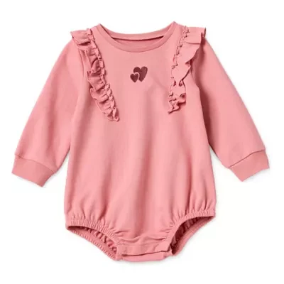 Okie Dokie Baby Girls Long Sleeve Romper