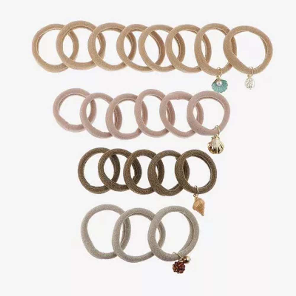 Bijoux Bar 22-pc. Shell Hair Ties
