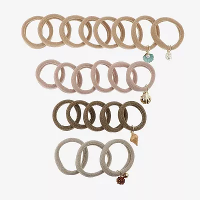 Bijoux Bar 22-pc. Shell Hair Ties