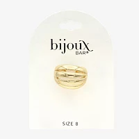 Bijoux Bar Gold Tone 4MM 14K Gold Over Brass Band