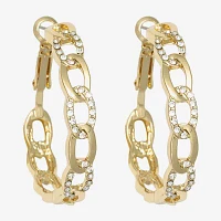 Bold Elements Womens 38mm Hoop Earrings
