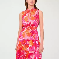 MSK Womens Sleeveless Floral Maxi Dress
