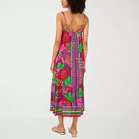 Sam And Jess Womens Sleeveless Floral Shift Dress