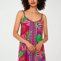Sam And Jess Womens Sleeveless Floral Shift Dress