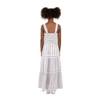 Speechless Big Girls Sleeveless Striped Maxi Dress
