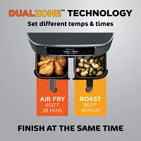 Ninja Foodi 6-in-1 8 Quart 2-Basket Air Fryer with DualZone Technology