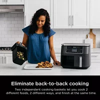 Ninja Foodi 6-in-1 8 Quart 2-Basket Air Fryer with DualZone Technology